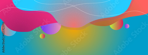fluid abstract colorful background © Petruk