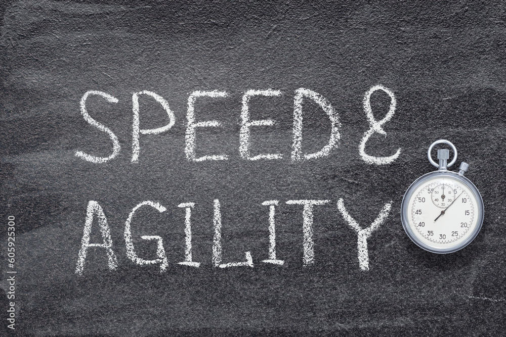 Fototapeta premium speed and agility watch