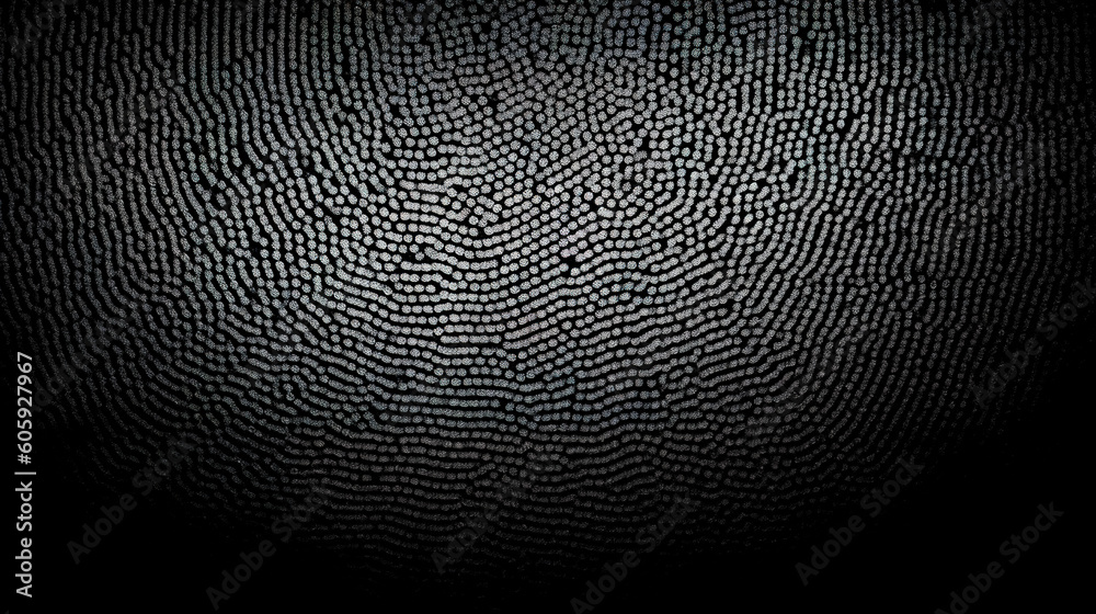 Abstract black background with white dots, generative AI. Abstract black background with white dots, generative AI.