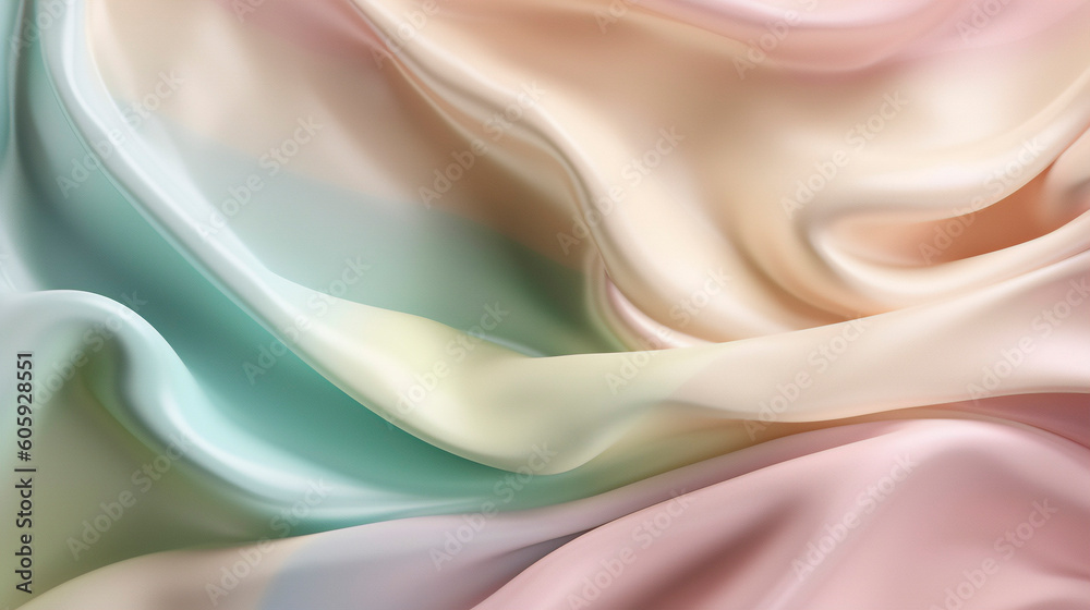Fototapeta premium Soft silk background - Generative AI