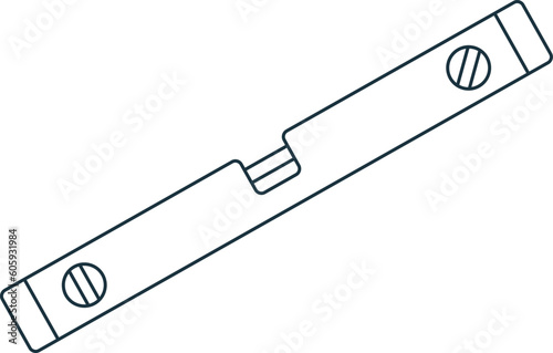 Building level icon. Monochrome simple sign from construction instruments collection. Building level icon for logo, templates, web design and infographics.