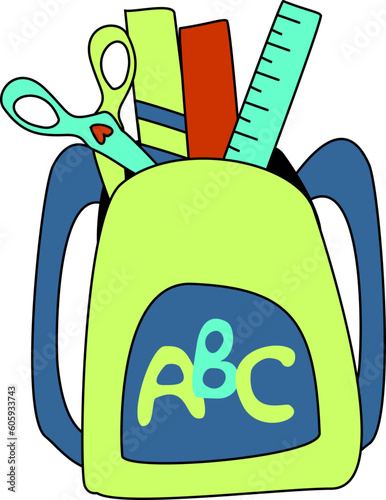 Back to School SVG Illustration