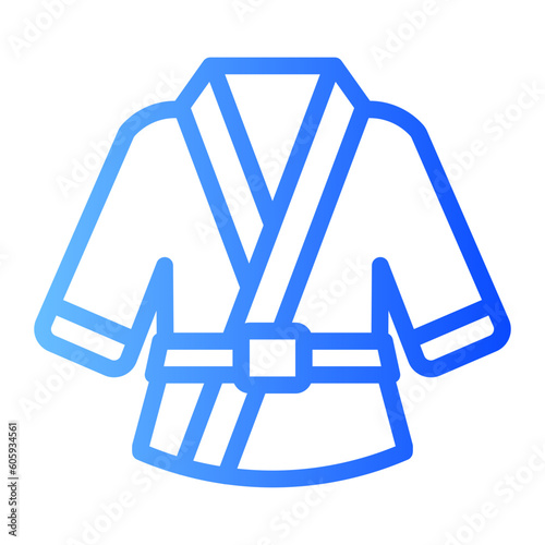 karate gradient icon