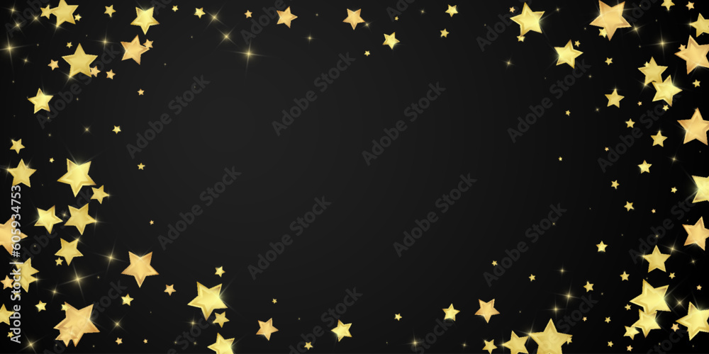 Magic stars vector overlay. Gold stars scattered Magic stars vector overlay. Gold stars scattered
