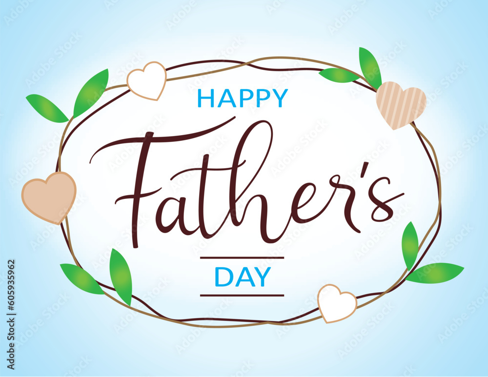 Obraz premium Happy Father's Day card. Vector illustration. 4