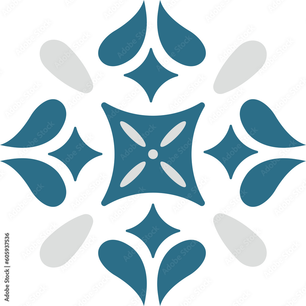 Fototapeta premium Beautiful geometric lace tile graphics and icons, pattern art and cutouts and totem vector design elements