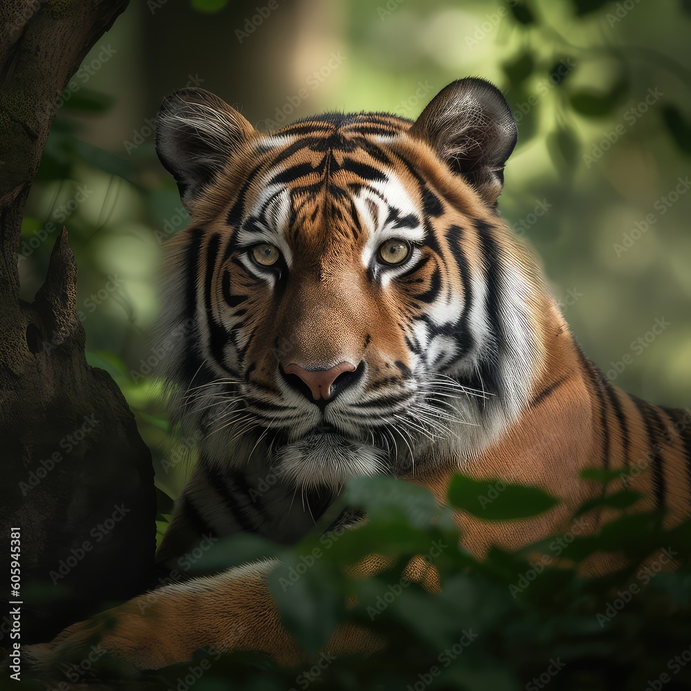 Fototapeta premium portrait of a tiger