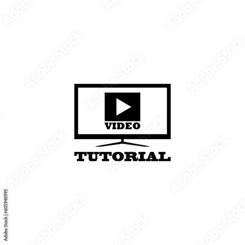 Online tutorial icon isolated on transparent background