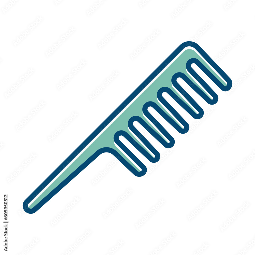 comb icon vector design template in white background comb icon vector design template in white background