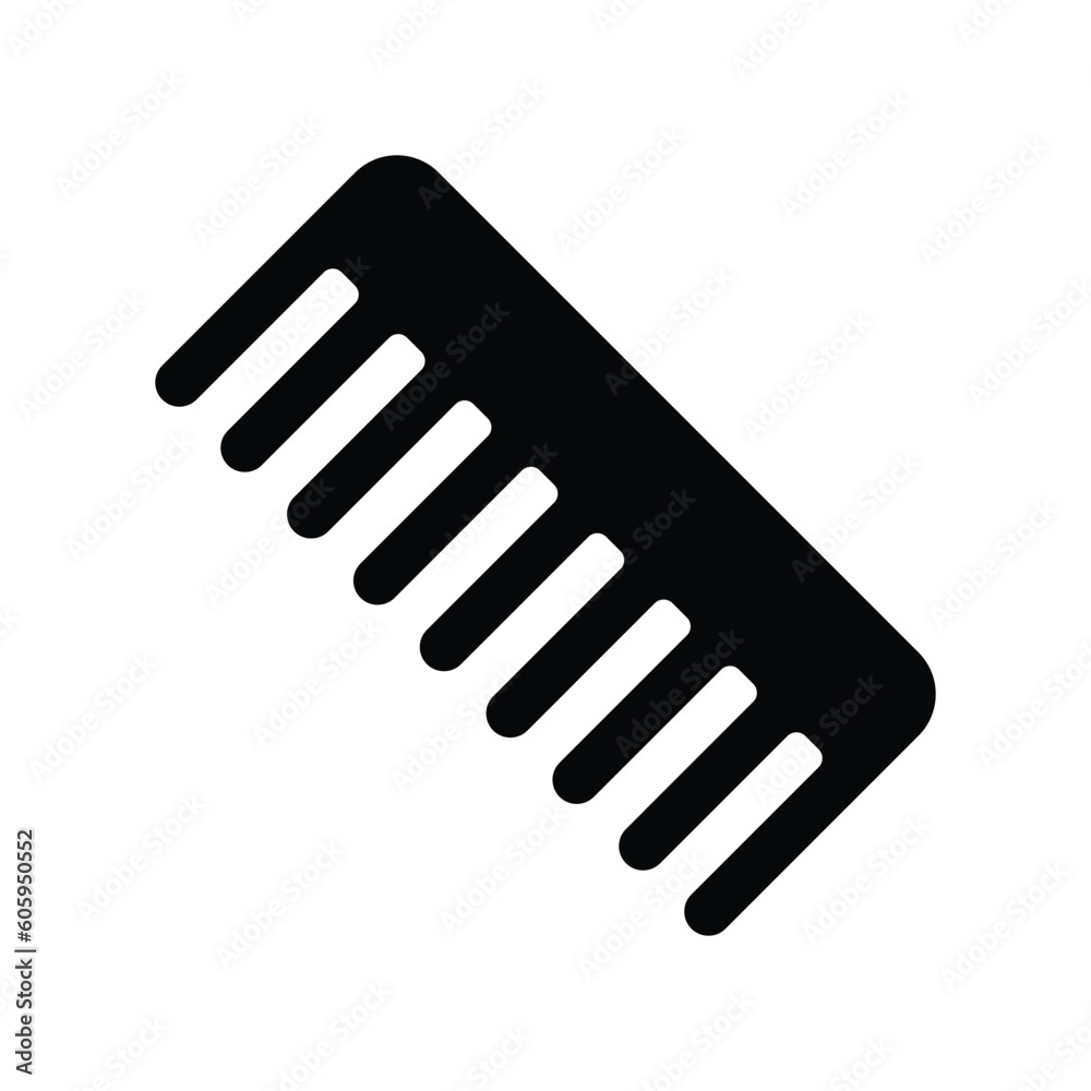 comb icon vector design template in white background comb icon vector design template in white background