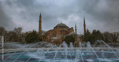 istanbul hagia sophia ayasofya museum mosque landscape photo