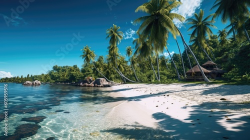 Beach on a tropical island