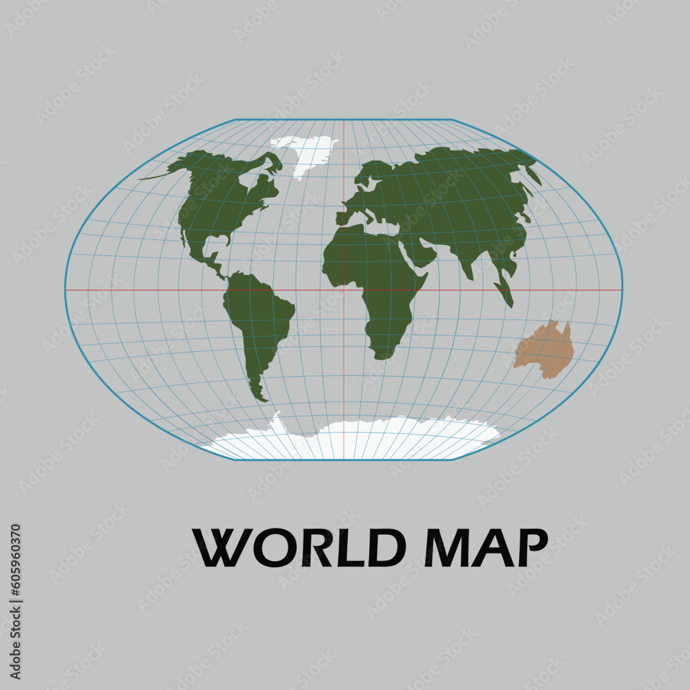 A new world map depicts continents true to their actual size