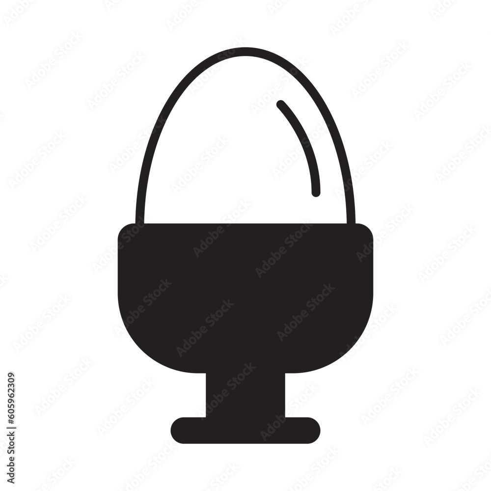 Solid Line BOILED EGG design vector icon design vector line icon svg Solid Line BOILED EGG design vector icon design vector line icon svg