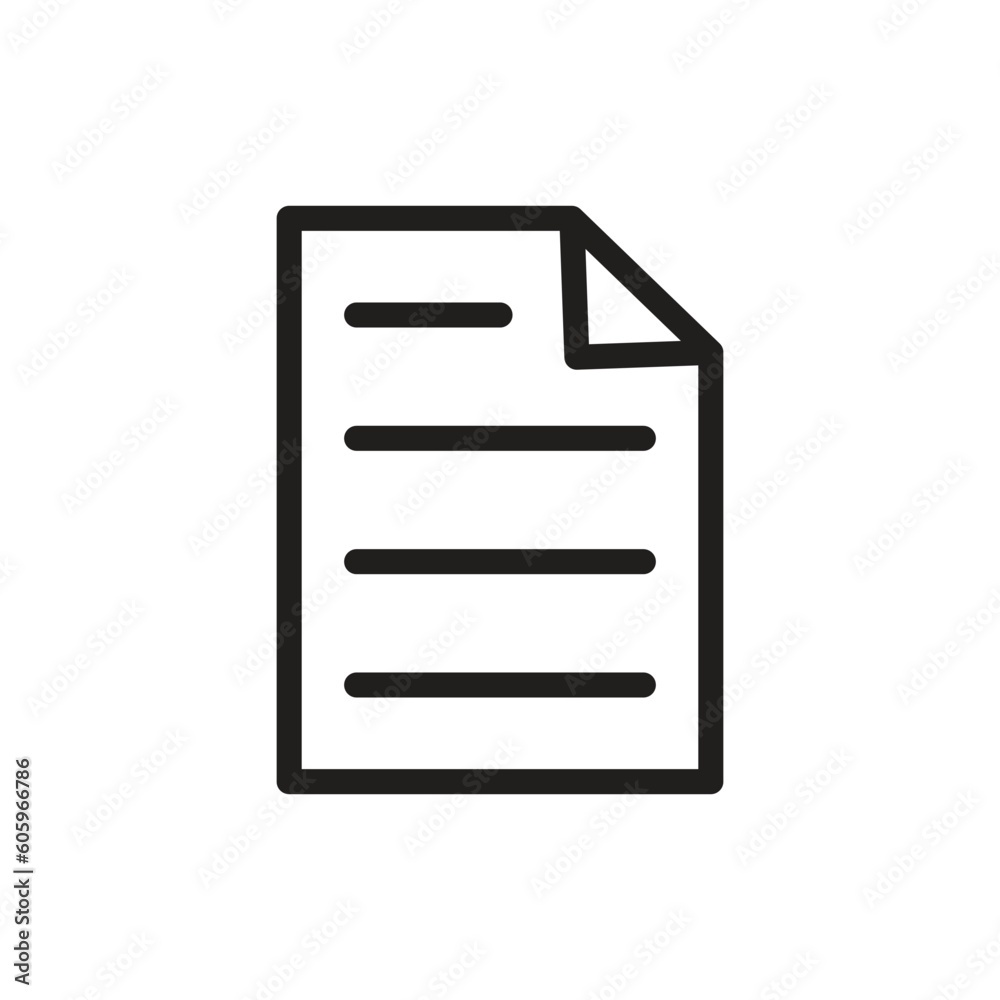 paper sign symbol vector icon paper sign symbol vector icon