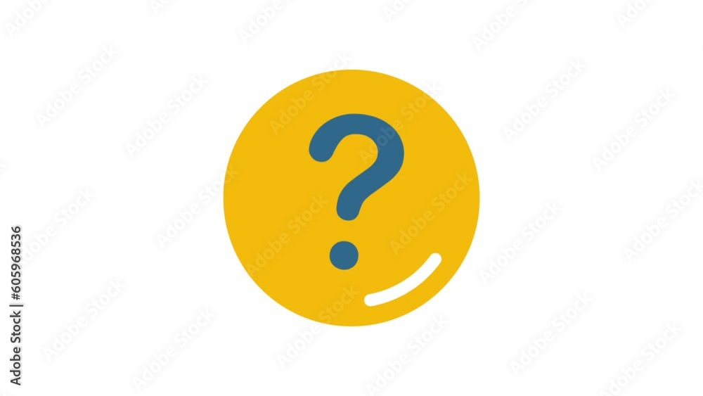 Help, Web Interface animated icon on white background.
Help, Web Interface animated icon on white background.