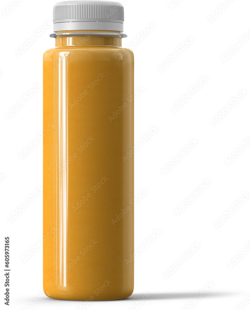 Smoothie Juice Plastic Bottles Packaging 3D Rendering Smoothie Juice Plastic Bottles Packaging 3D Rendering