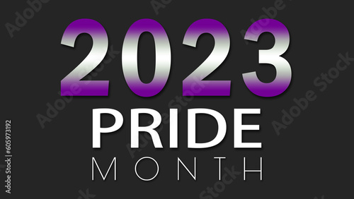 Happy Pride Month 2023 Graysexual Pride Flag Background