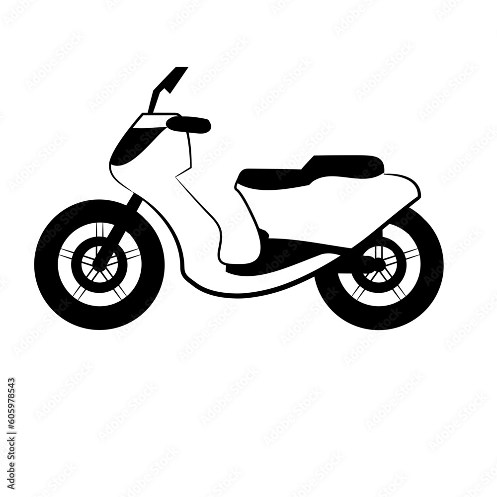 scooter icon vector scooter icon vector