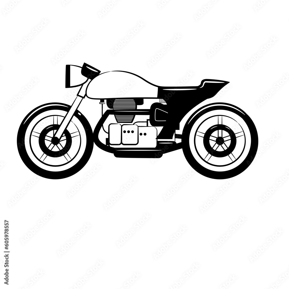 motorcycle icon vector illustration