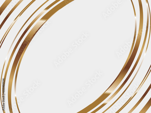 高級感のある抽象的な背景　横位置　ホワイト＆ゴールド