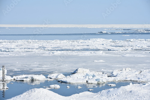 流氷の海