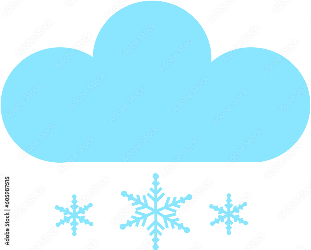  Weather symbols  design snow icon vector illustration on white background.	