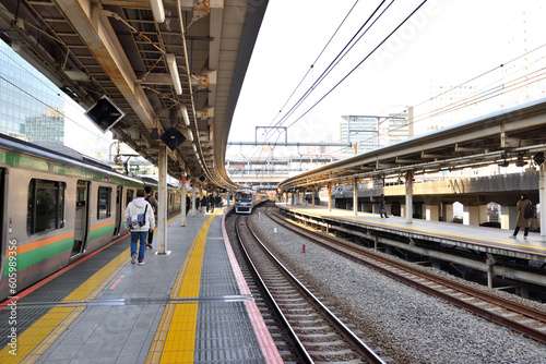 JR大崎駅湘南新宿ラインホームの景色