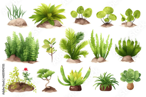 set of plants