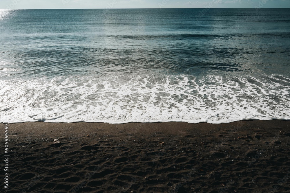 Beautiful closeup of ocean water in the beach Beautiful closeup of ocean water in the beach