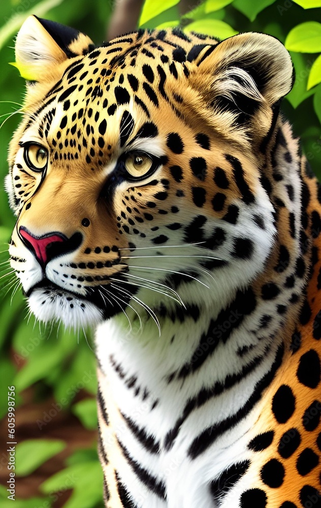 Obraz premium portrait of a leopard