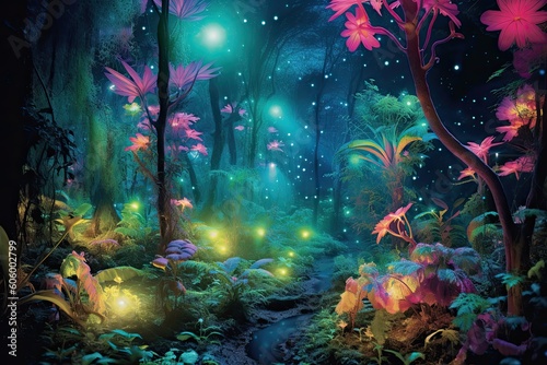 The Forest's Illuminated Tapestry: A Journey through Bioluminescence © Matthew