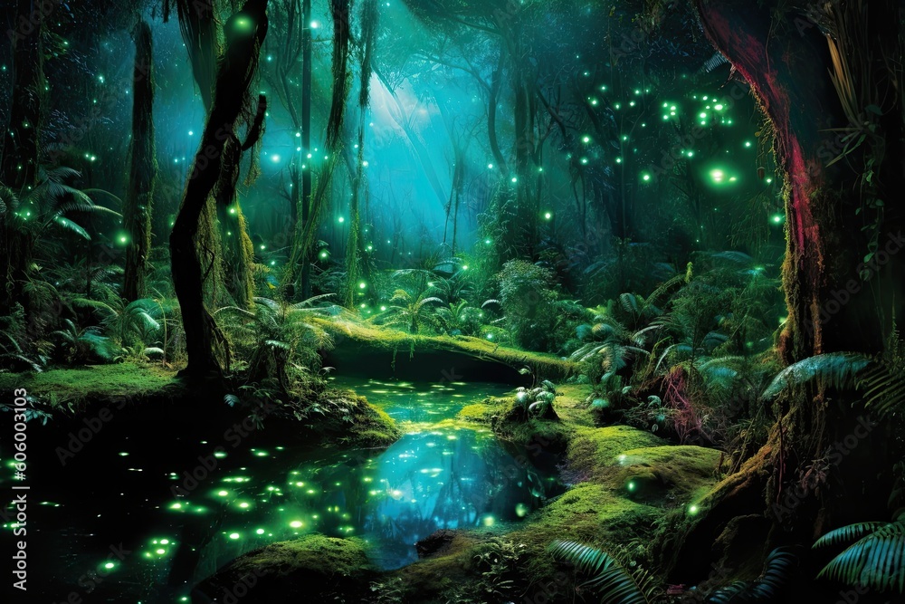 Journey to Radiance: Discover the Bioluminescent Forest's Hidden Treasures