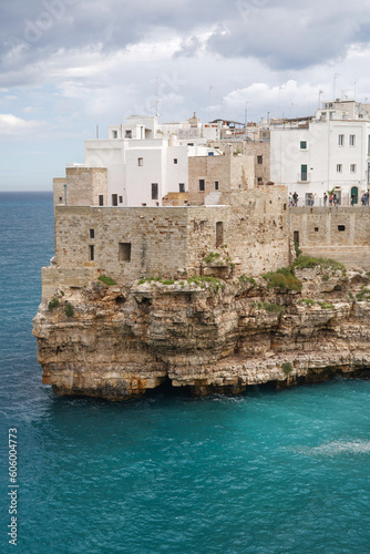 Polignano a Mare- beautiful town hanging on the cliffs, Apulia, Italy