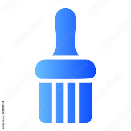 basting brush gradient icon
