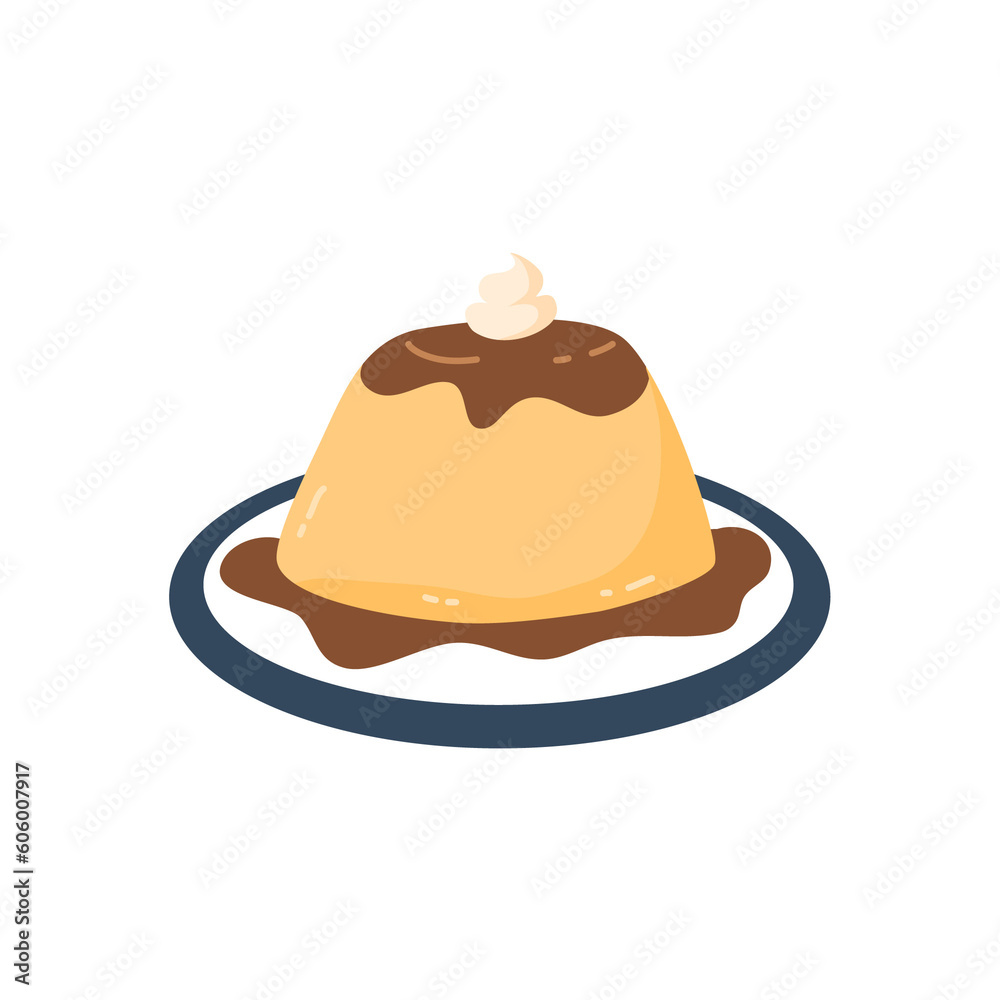 caramel pudding or panna cotta dessert caramel pudding or panna cotta dessert