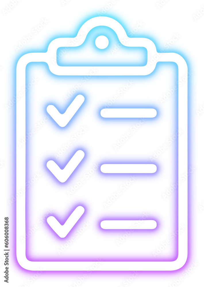 Set of business neon Set of business neon