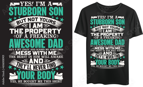 Fathers Day Special T-shirt Design, Vector art, Digital Vector
