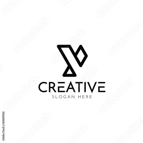 Free Download Letter  logo or Y initials modern monogram clever symbol concept. Creative Line sign design. Graphic Alphabet Symbol solutions for Corporate, brand identity designs, etc - GFXLoad