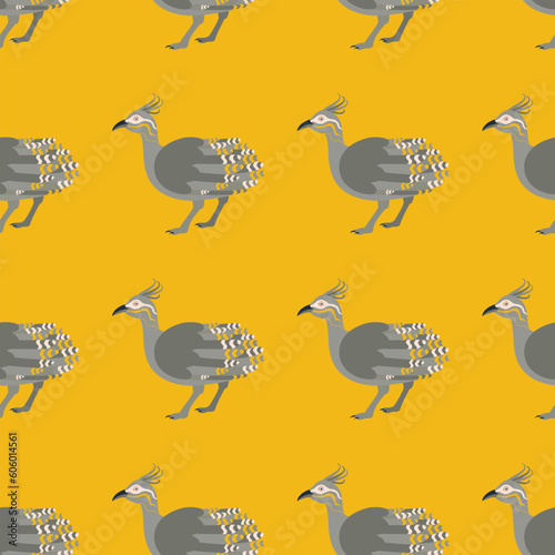 Pattern with bird.