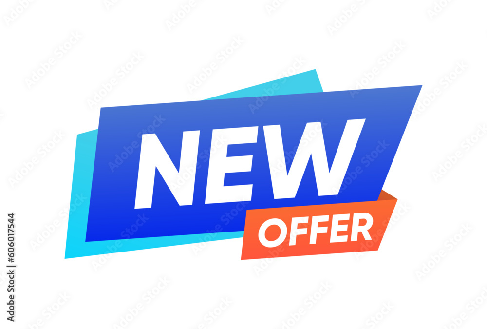New Offer isolated sign banner illustration vector design New Offer isolated sign banner illustration vector design