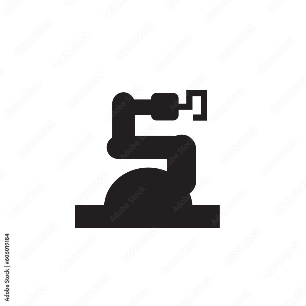 Indusrty Machine Robot Icon Indusrty Machine Robot Icon