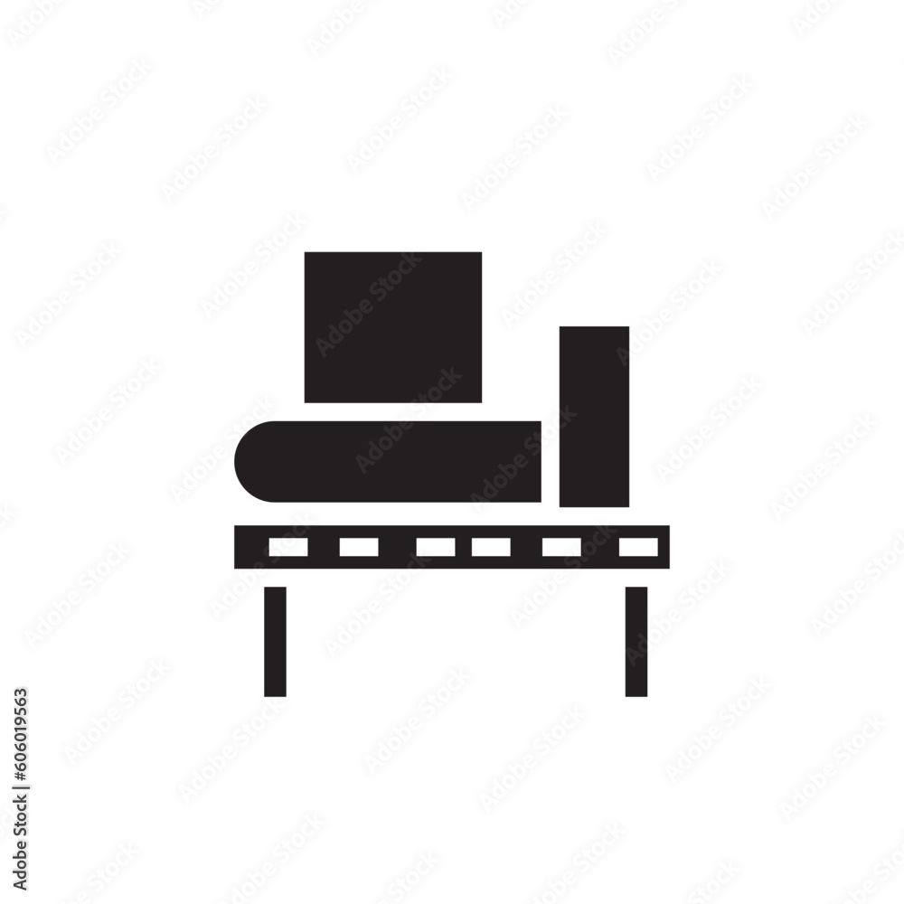 Belt Conveyor Factory Icon Belt Conveyor Factory Icon