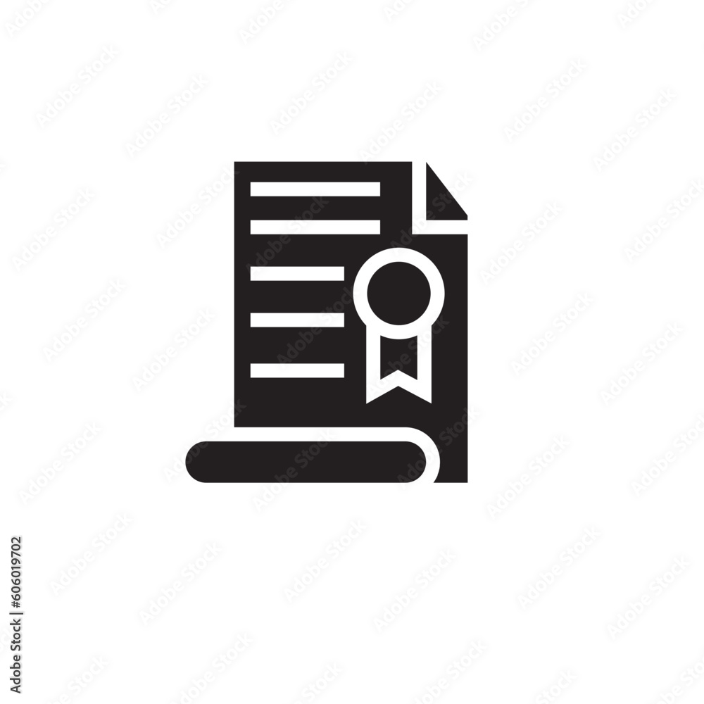 Award Deed Diploma Icon Award Deed Diploma Icon