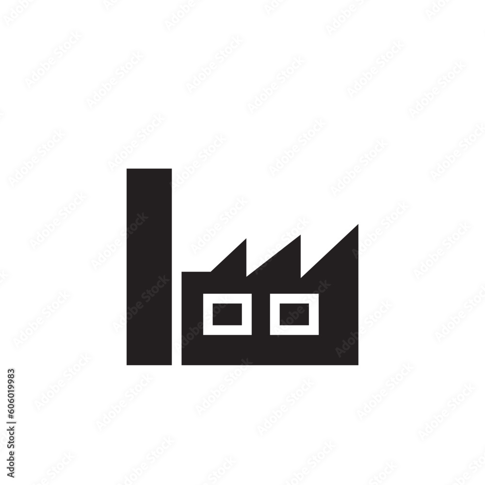 Building Factory Industry Icon Building Factory Industry Icon