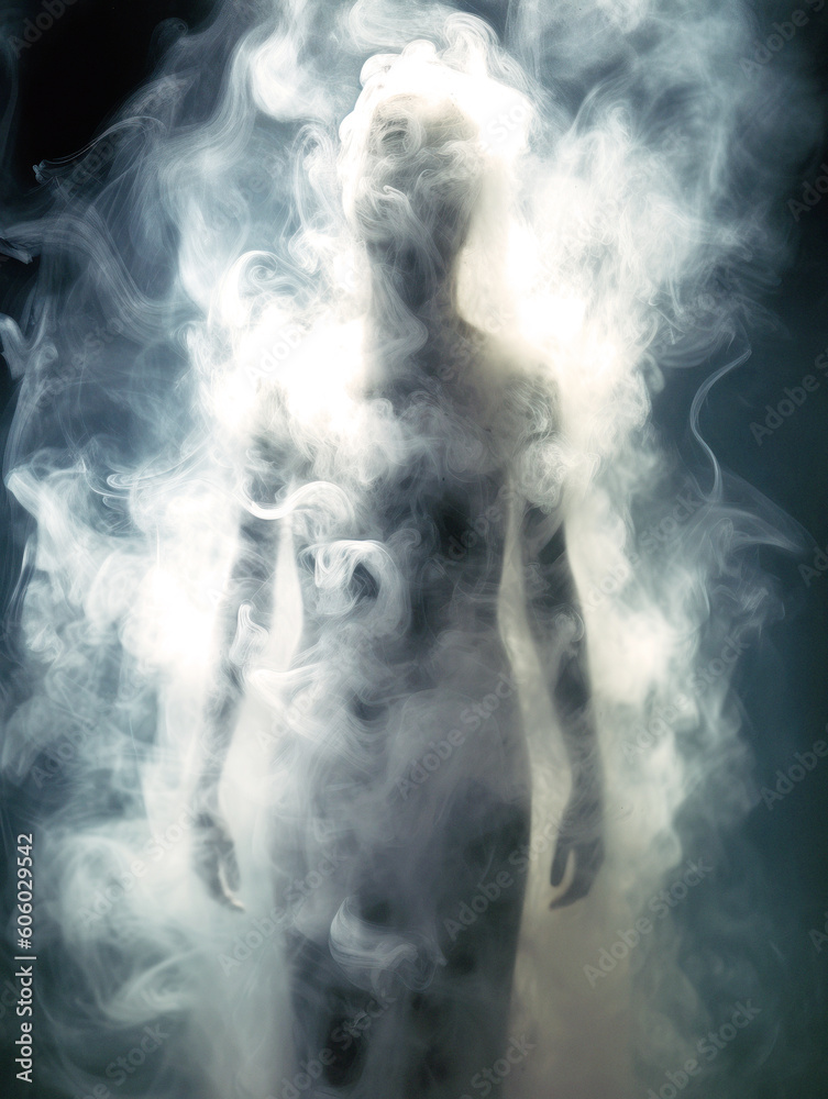 I think i saw a ghost Emerging from the darkness, a ghostly figure forms from wisps of white smoke. Its human-like shape, a chilling spectacle, creeps toward the camera. Generative AI I think i saw a ghost Emerging from the darkness, a ghostly figure forms from wisps of white smoke. Its human-like shape, a chilling spectacle, creeps toward the camera. Generative AI