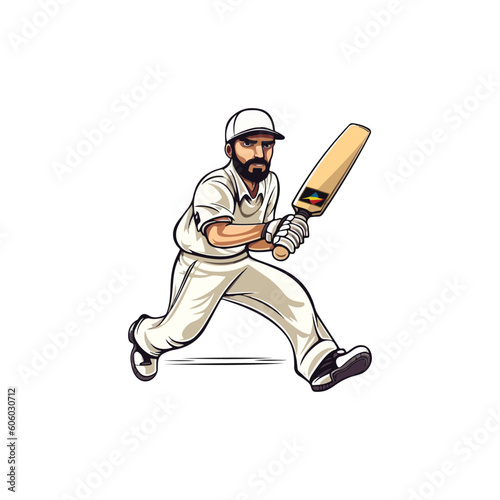 Batsman Vector Cricket Batting Styles Batsman Silhouette