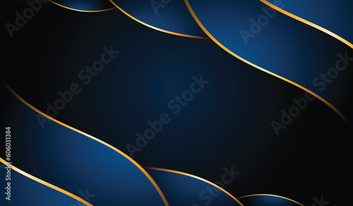 abstract modern 3d wave blue dark gradient Luxury background