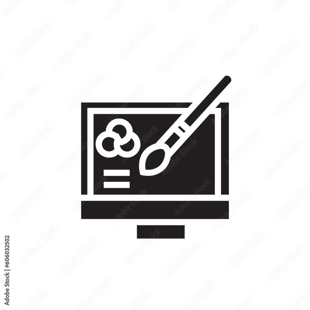Fototapeta premium Color Computer Correction Icon