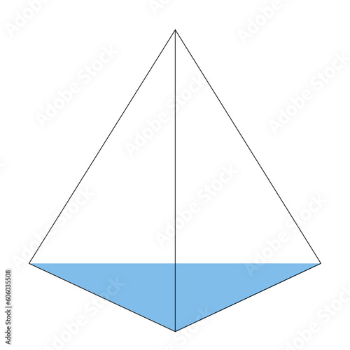 Illustration of a triangular pyramid.
mathematics icon.